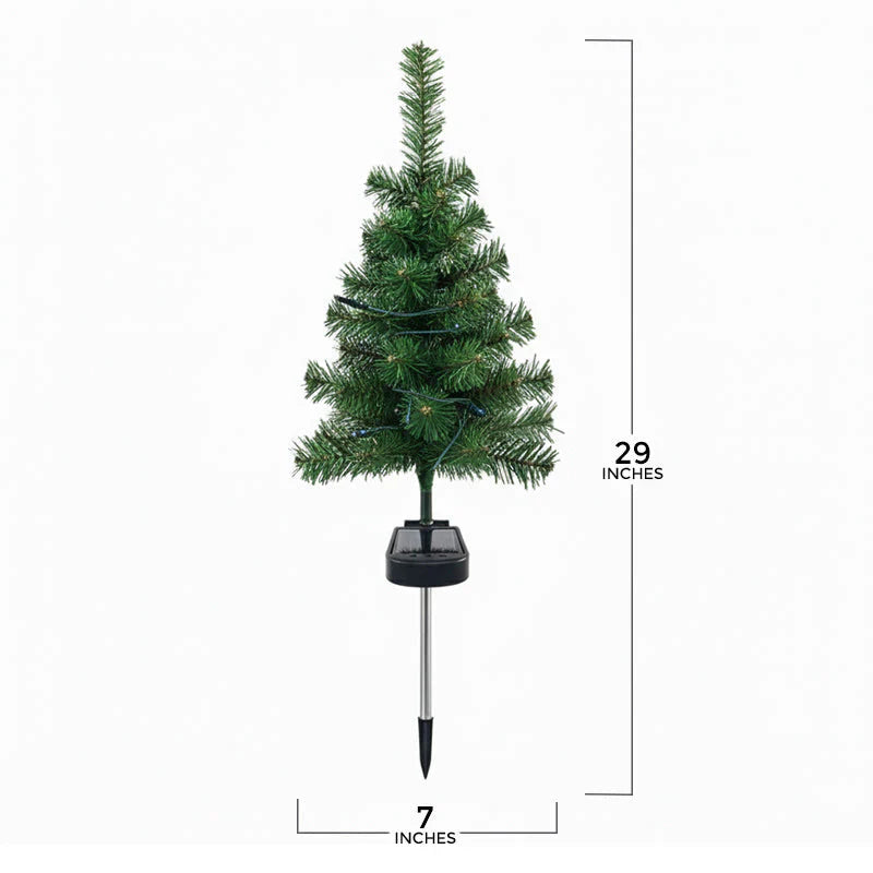 Artificial Christmas Tree Garden Stake Solar Lights - Waterproof, UV-proof, Perfect for Outdoor and Garden Decoration