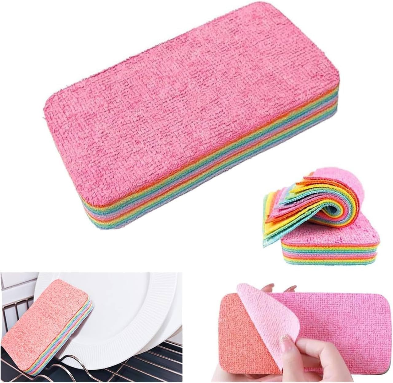 Kitchen Peelable Cleaning Sponges