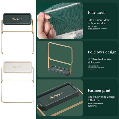 Foldable Kitchen Sink Filter Rack