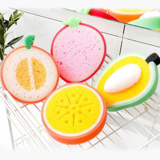 Kitchen Multifunctional Fruit Dishwashing Sponge