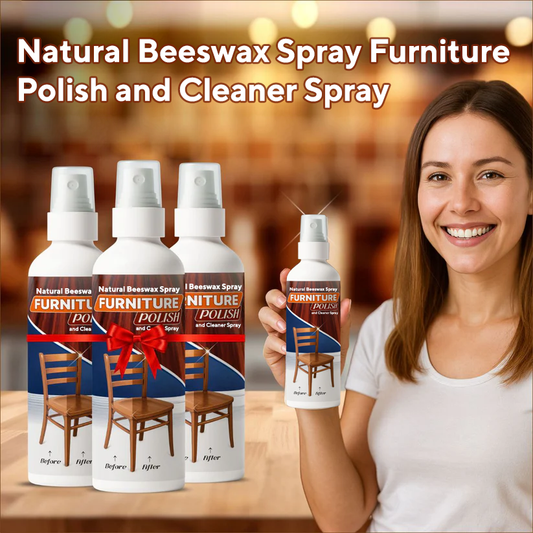 Natural Beeswax Spray Furniture Polish and Cleaner Spray