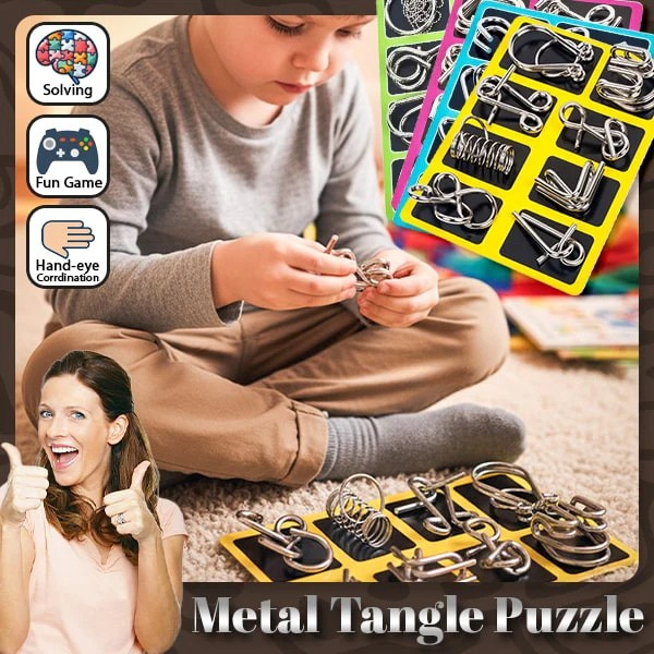 3D Metal Challenge Puzzle Toy