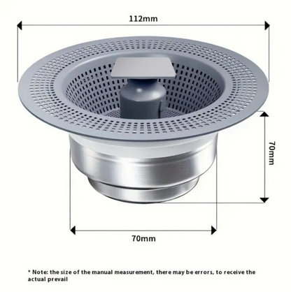 All-in-One Sink Drain Strainer