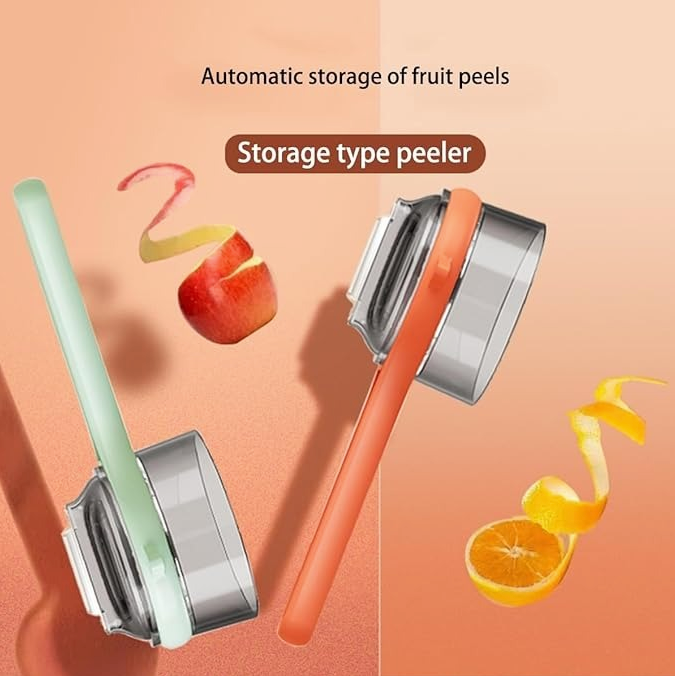 Dual-Edge Peeler with Built-In Storage PRO