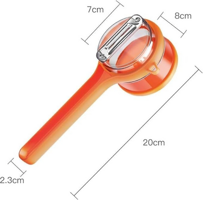 Dual-Edge Peeler with Built-In Storage PRO