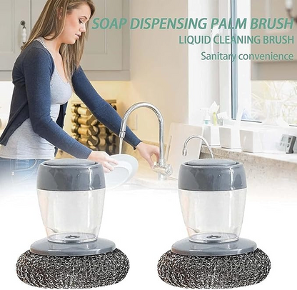 Soap-Dispense Kitchen Scrub Brush PRO