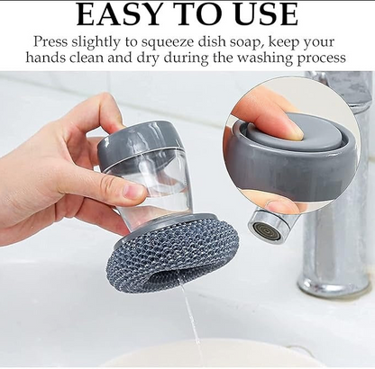 Soap-Dispense Kitchen Scrub Brush PRO