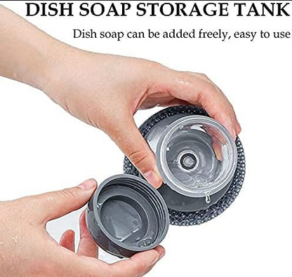 Soap-Dispense Kitchen Scrub Brush PRO