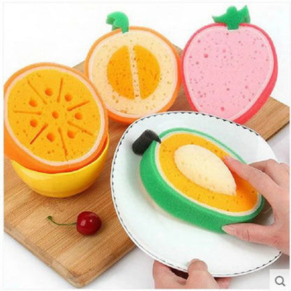 Kitchen Multifunctional Fruit Dishwashing Sponge
