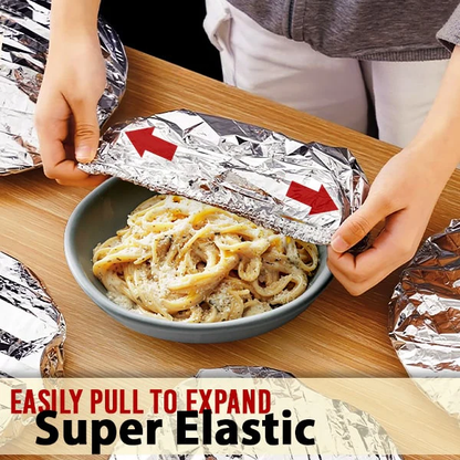 Reusable Heat-Locking Aluminum Foil Food Cover (50PCS)