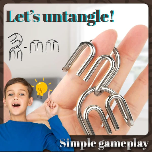 3D Metal Challenge Puzzle Toy