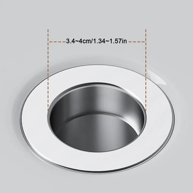 Sink Drain Strainer with Removable Stainless Steel Basket