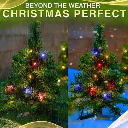 Artificial Christmas Tree Garden Stake Solar Lights - Waterproof, UV-proof, Perfect for Outdoor and Garden Decoration