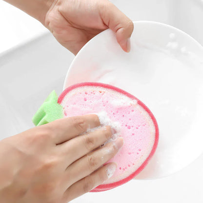 Kitchen Multifunctional Fruit Dishwashing Sponge