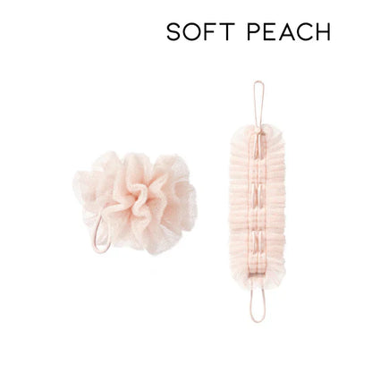 2-in-1 Exfoliating Bath Pouf