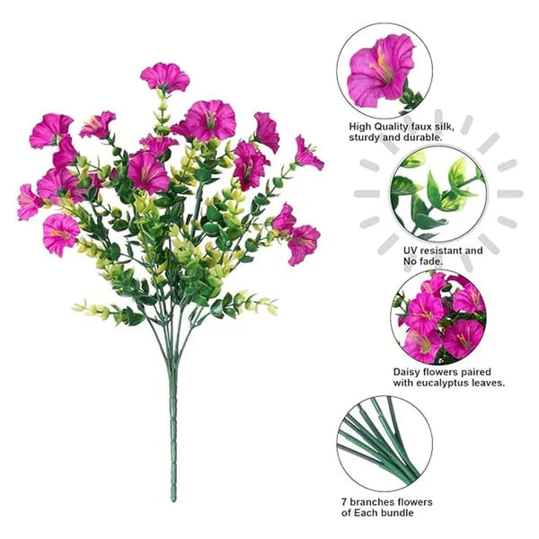 Fake Silk Colorful Morning Glory