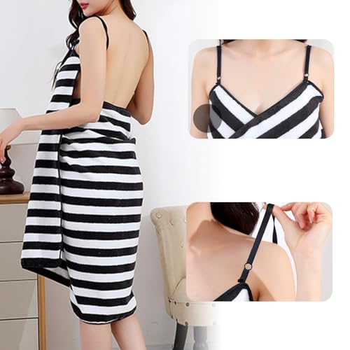 Wearable Towel Bathrobe