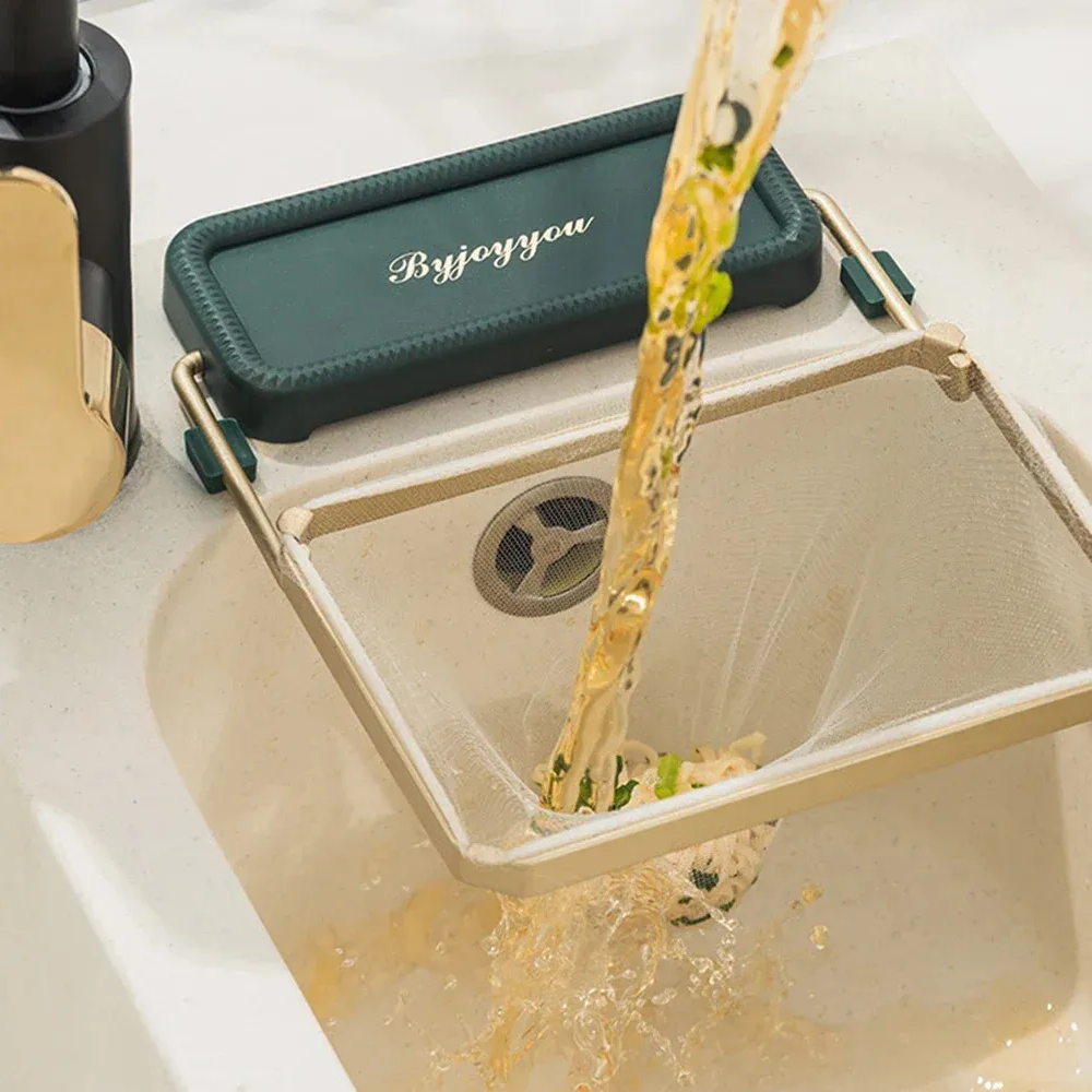 Foldable Kitchen Sink Filter Rack