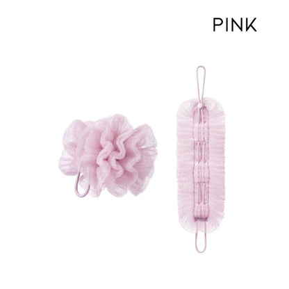 2-in-1 Exfoliating Bath Pouf