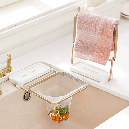 Foldable Kitchen Sink Filter Rack