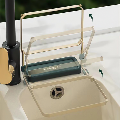 Foldable Kitchen Sink Filter Rack