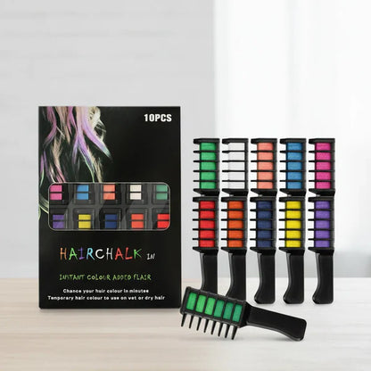 Festive Fun Hair Chalk Combs PRO