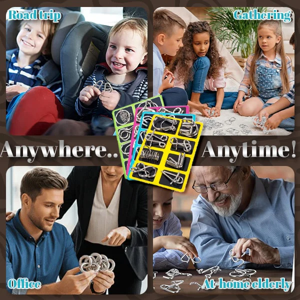 3D Metal Challenge Puzzle Toy