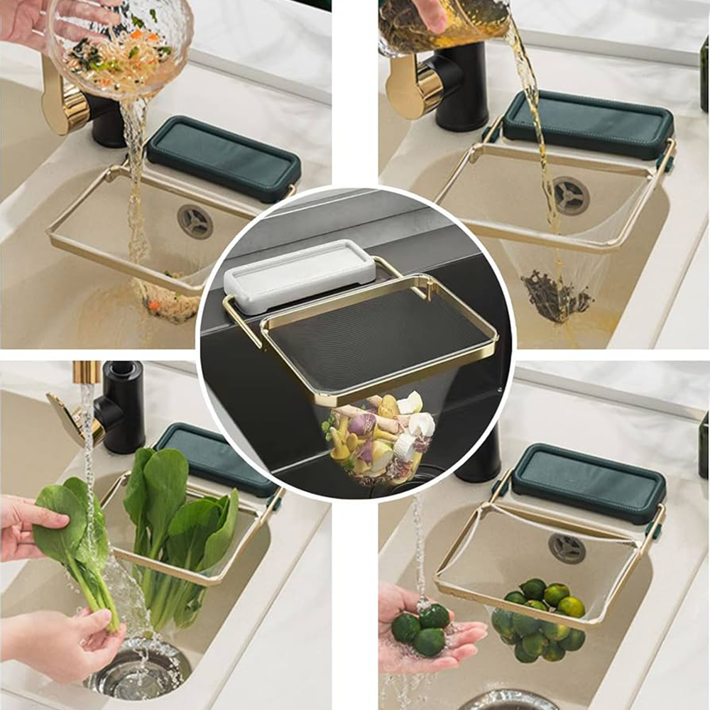 Foldable Kitchen Sink Filter Rack