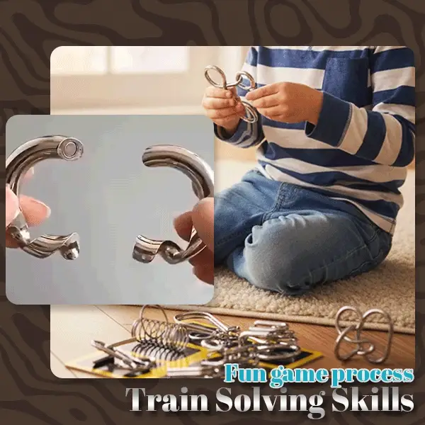 3D Metal Challenge Puzzle Toy