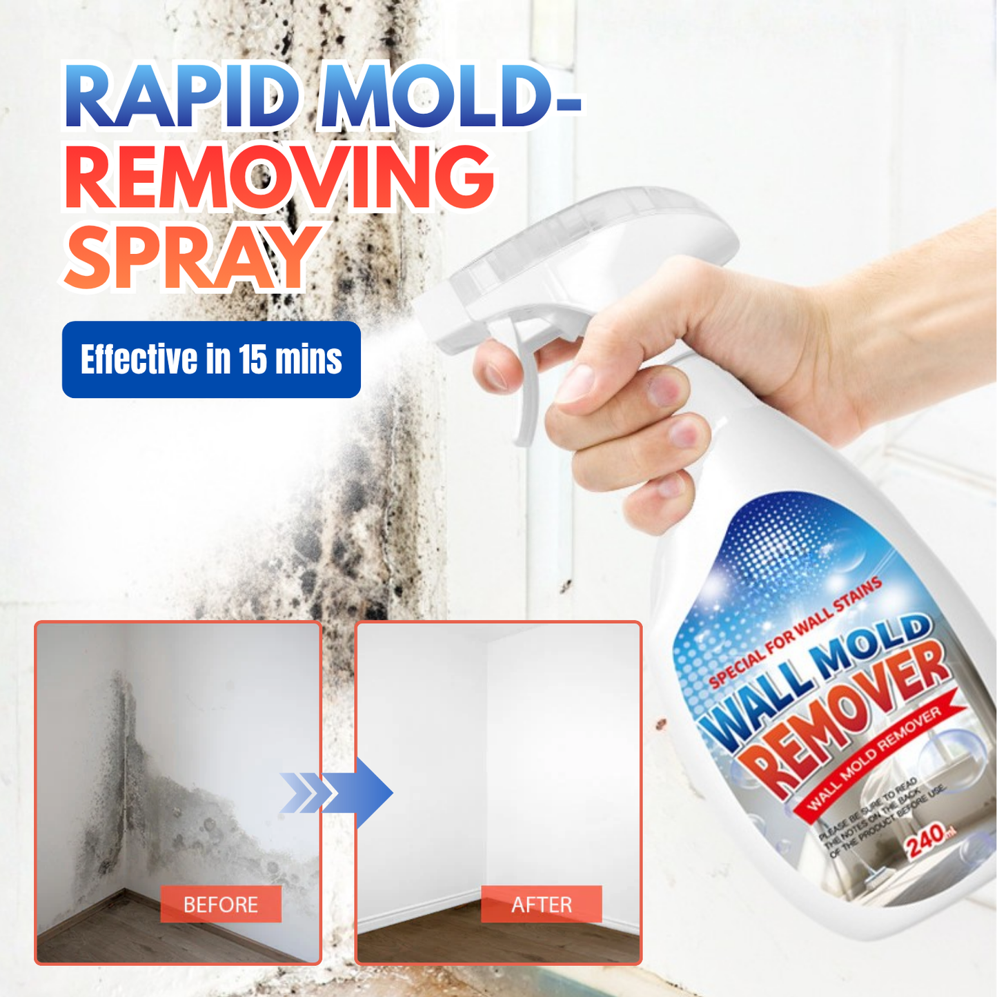 Rapid Mold-Removing Spray