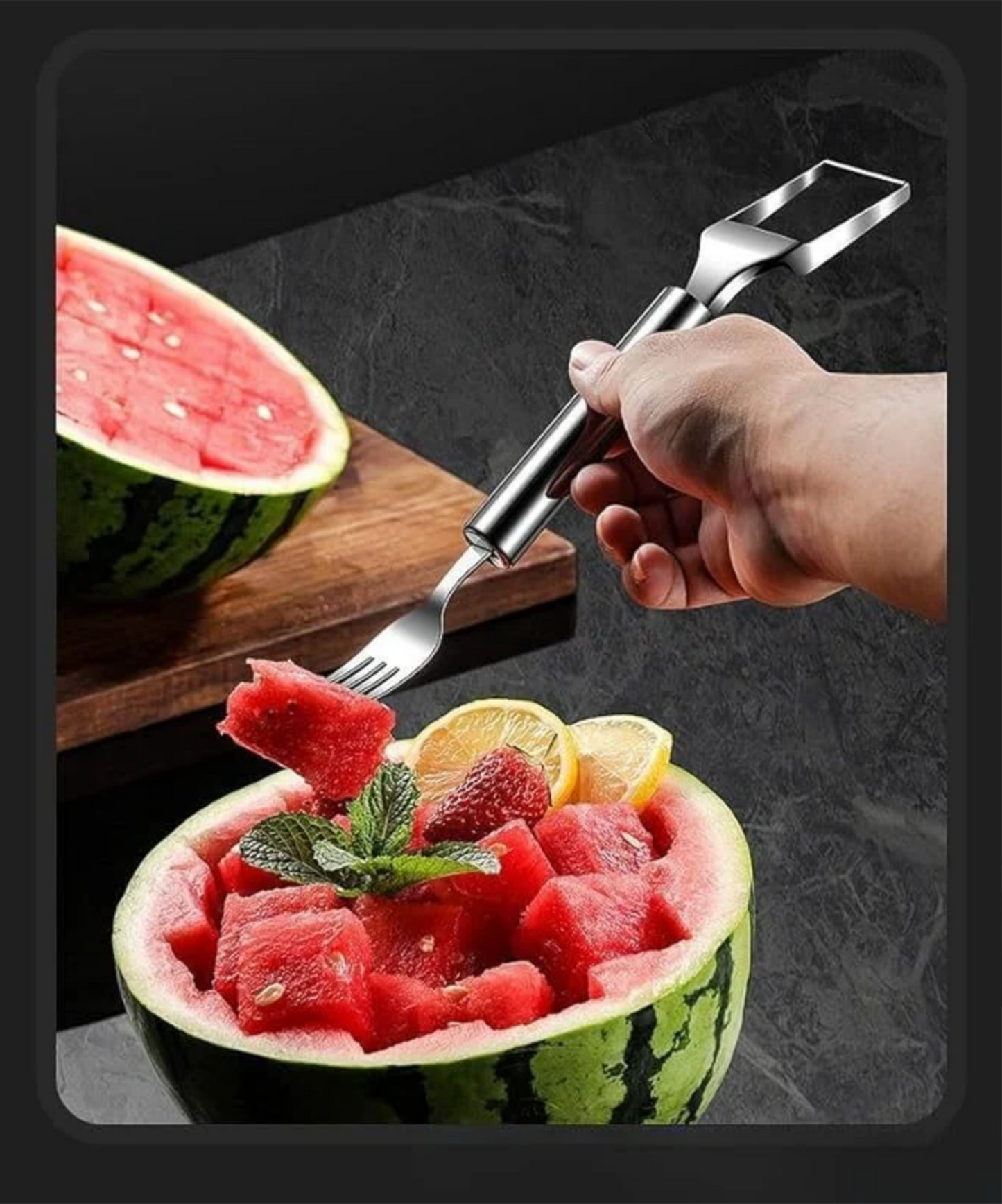 2-in-1 Watermelon Cutter and Fork