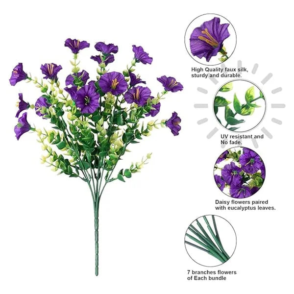 Fake Silk Colorful Morning Glory